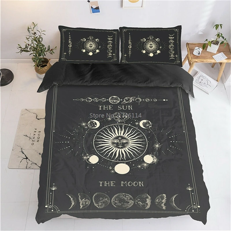 The Moon Sun Space Mandala 3D Printed Duvet Cover Pillowcases Twin Full Queen King Size Bedding Set Bed Linens Bedclothes
The Moon Sun Space Mandala 3D Printed Duvet Cover Pillowcases Twin Full Queen King Size Bedding Set Bed Linens Bedclothes