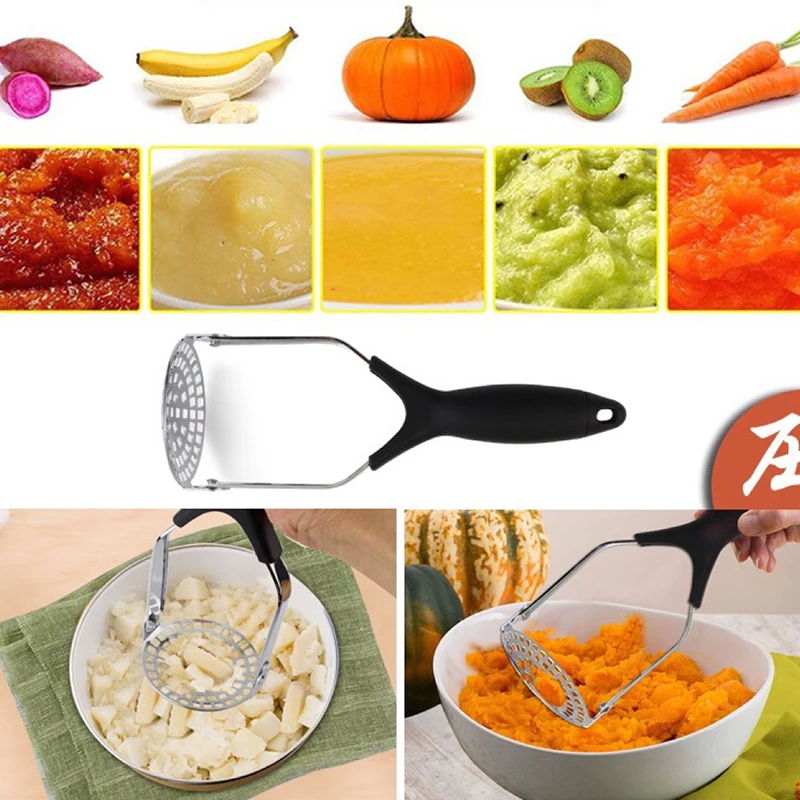 Potato Masher Ricer Puree Pressed Foldable Juice Maker Stainless Steel Potato Pusher Smooth Mashed Potatoes Crusher Fruit Tools
Potato Masher Ricer Puree Pressed Foldable Juice Maker Stainless Steel Potato Pusher Smooth Mashed Potatoes Crusher Fruit Tools
