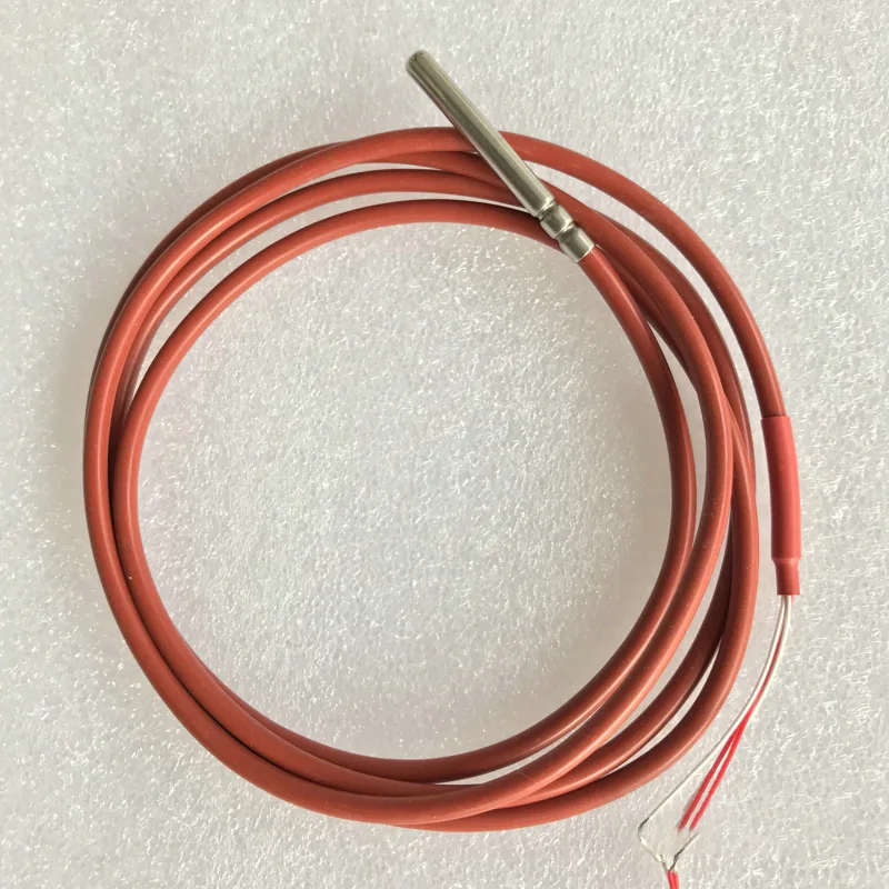 2 Wire PT1000 Temperature Sensor Thermistor Silicone Gel Coated 1.5Meters Probe 45mm x 5mm -50-180 Centigrade RTDs
2 Wire PT1000 Temperature Sensor Thermistor Silicone Gel Coated 1.5Meters Probe 45mm x 5mm -50-180 Centigrade RTDs