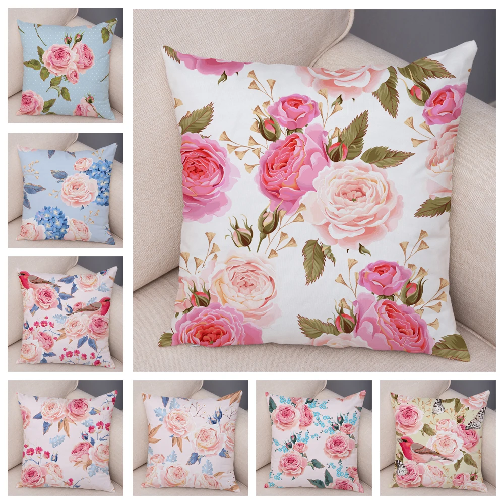 Nordic Style Rose Flower and Birds Pillow Case Cushion Cover for Car Sofa Super Soft Plush Decor Flower Plant Animal Pillowcase
Nordic Style Rose Flower and Birds Pillow Case Cushion Cover for Car Sofa Super Soft Plush Decor Flower Plant Animal Pillowcase