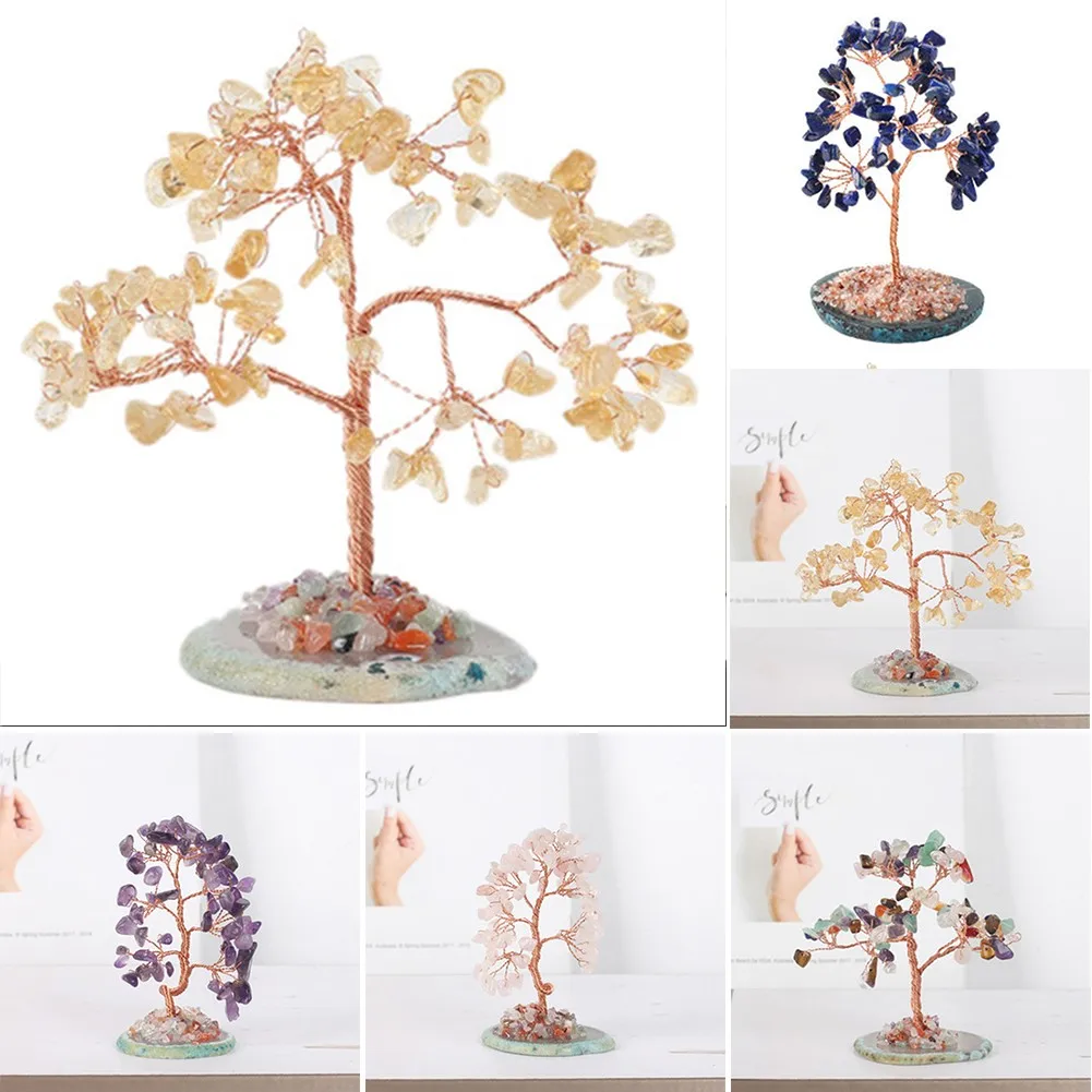 Gemstone Tree Super Mini Crystals Money Tree Copper Wire Wrapped Marble Base Chakra Gemstone Feng Shui Trees Home Decor
Gemstone Tree Super Mini Crystals Money Tree Copper Wire Wrapped Marble Base Chakra Gemstone Feng Shui Trees Home Decor