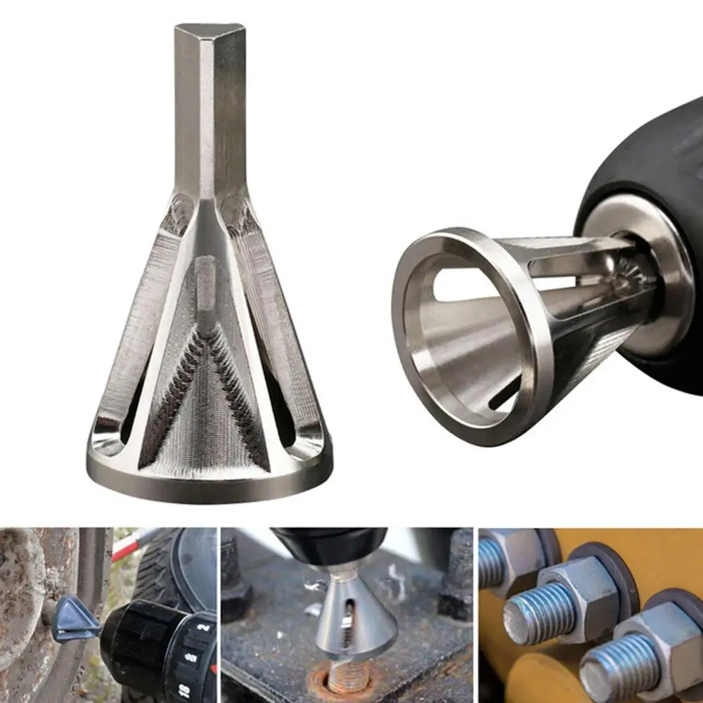 Durable Stainless Steel Deburring External Chamfer Tool Drill Bit Remove Burr Tools Repair Damaged Bolt Hand Tools Woodworking
Durable Stainless Steel Deburring External Chamfer Tool Drill Bit Remove Burr Tools Repair Damaged Bolt Hand Tools Woodworking