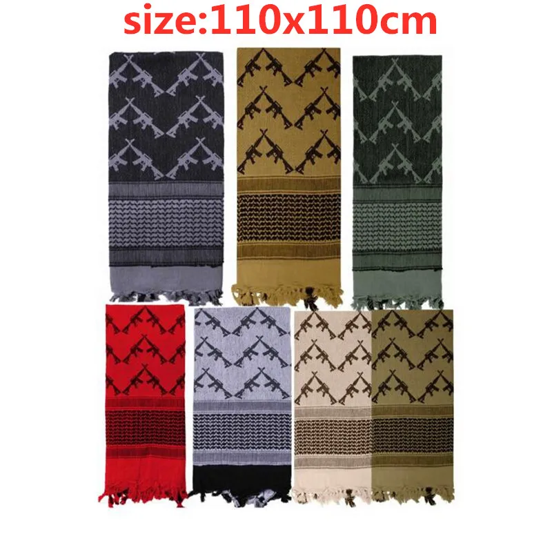 New 100% Cotton Tactical Fashion Square Outdoor Shawl Military Arab Shawl Keffiyeh Scarf Square Windproof Bandanas Women Mens
New 100% Cotton Tactical Fashion Square Outdoor Shawl Military Arab Shawl Keffiyeh Scarf Square Windproof Bandanas Women Mens