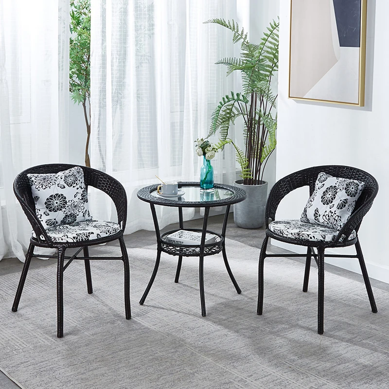 Rattan chairs Suit Outdoor furniture garden terrace balcony Relaxing Ergonomics backrest Table chair combination hand-woven
Rattan chairs Suit Outdoor furniture garden terrace balcony Relaxing Ergonomics backrest Table chair combination hand-woven