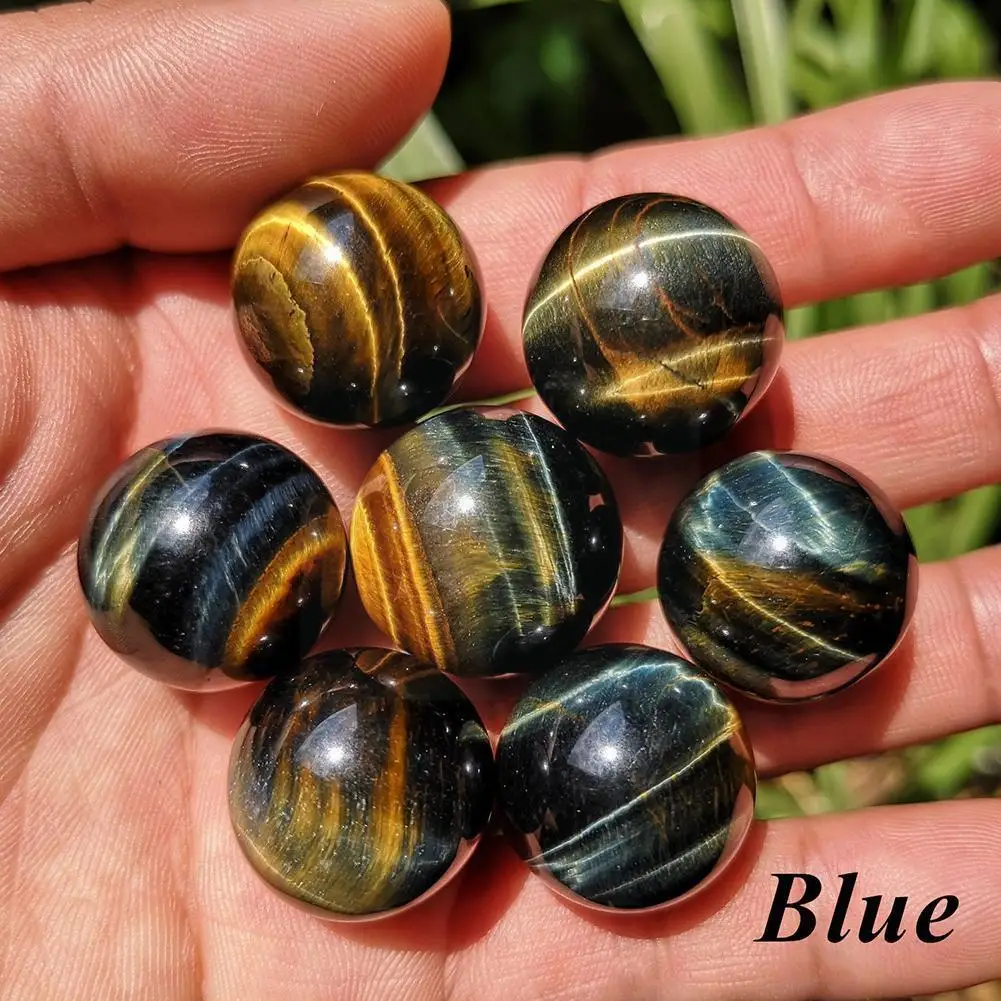 

Blue Tiger Eye Jasper Quartz Ball 3cm In Diameter And Eye Ornaments Blue Weight 35g Ball Natural About Tiger Crystal D5e8