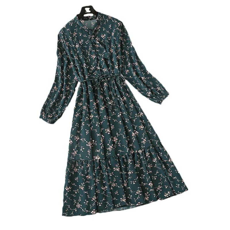 Elegant Floral Dress Female Spring Autumn Dress For Women 2021 New Retro Long-sleeved Chiffon Dress 145C
Elegant Floral Dress Female Spring Autumn Dress For Women 2021 New Retro Long-sleeved Chiffon Dress 145C