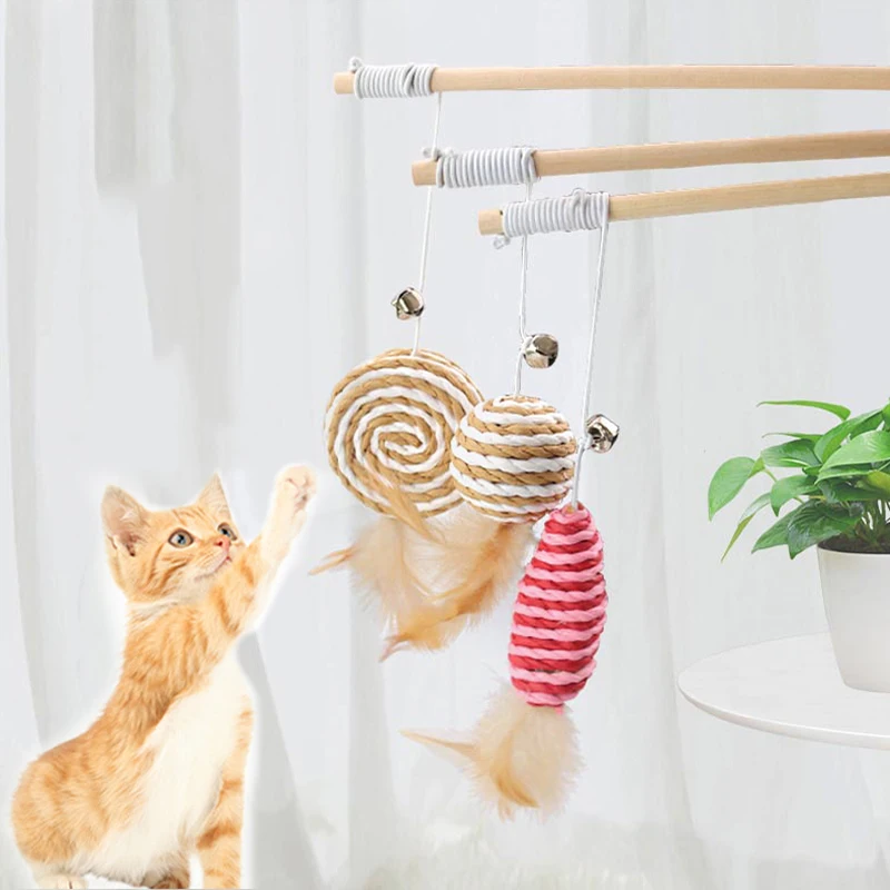 Natural Kitten Toys Feather Mouse Wooden Pole Interactive Toy Cat Stick Pet Cat Supplies Mouse Cat Teaser Wand Toy Supplies
Natural Kitten Toys Feather Mouse Wooden Pole Interactive Toy Cat Stick Pet Cat Supplies Mouse Cat Teaser Wand Toy Supplies