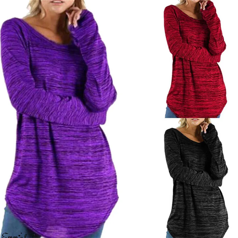 Autumn Oversized t shirt Women Long Sleeve Solid t shirts Ladies Crew Neck long Tops Tee Top M-3XL Female Tops Blusas Plus Size
Autumn Oversized t shirt Women Long Sleeve Solid t shirts Ladies Crew Neck long Tops Tee Top M-3XL Female Tops Blusas Plus Size