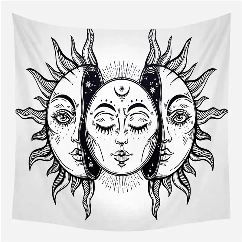 Fuwatacchi Middle Ages Wall Hang Tapestries Moon Patterns Tapestry Carpet Blankets Home Wall Decoration Accessories Dropshipping
Fuwatacchi Middle Ages Wall Hang Tapestries Moon Patterns Tapestry Carpet Blankets Home Wall Decoration Accessories Dropshipping