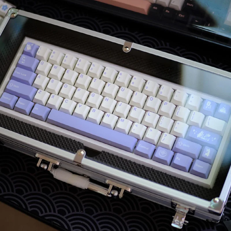 GMK Violet Keycaps 126 Keys Rabbit Theme PBT Dye-Sublimation Mechanical Keyboard Key Cap Cherry Profile Tuzi Keys
GMK Violet Keycaps 126 Keys Rabbit Theme PBT Dye-Sublimation Mechanical Keyboard Key Cap Cherry Profile Tuzi Keys