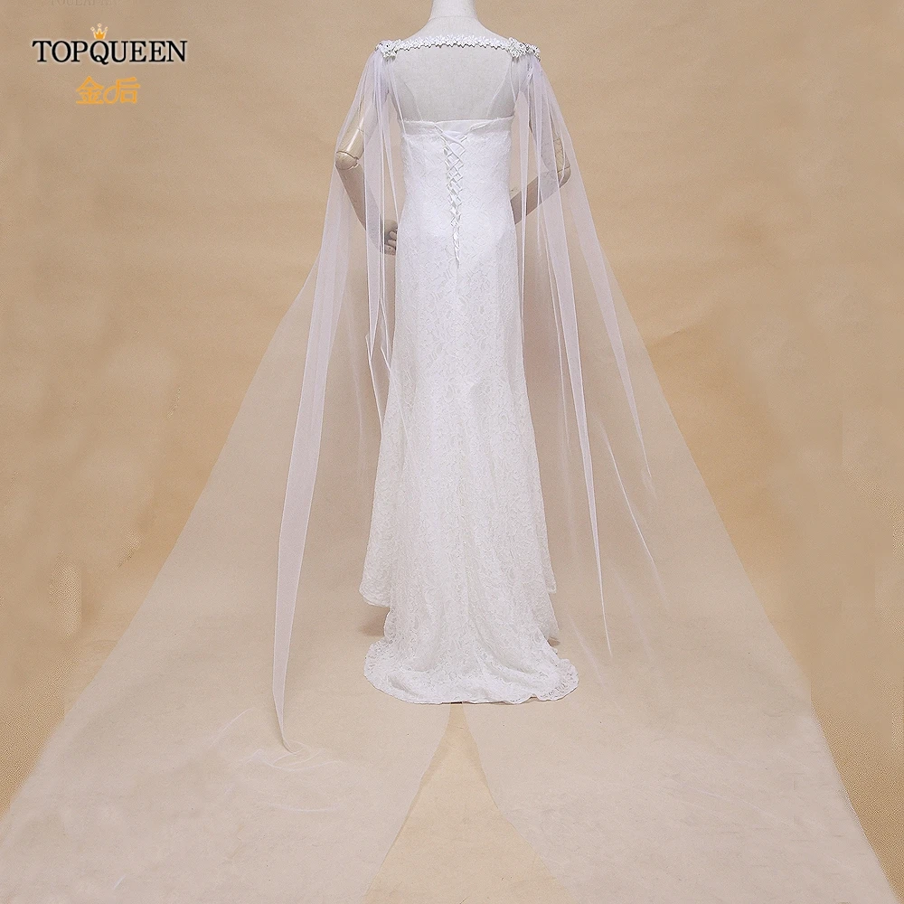 TOPQUEEN G21 Long Train Shawls Women's Long Cape for Wedding Dress Bolero Women's Wedding Jacket Bride Jacket Party Shawl
TOPQUEEN G21 Long Train Shawls Women's Long Cape for Wedding Dress Bolero Women's Wedding Jacket Bride Jacket Party Shawl