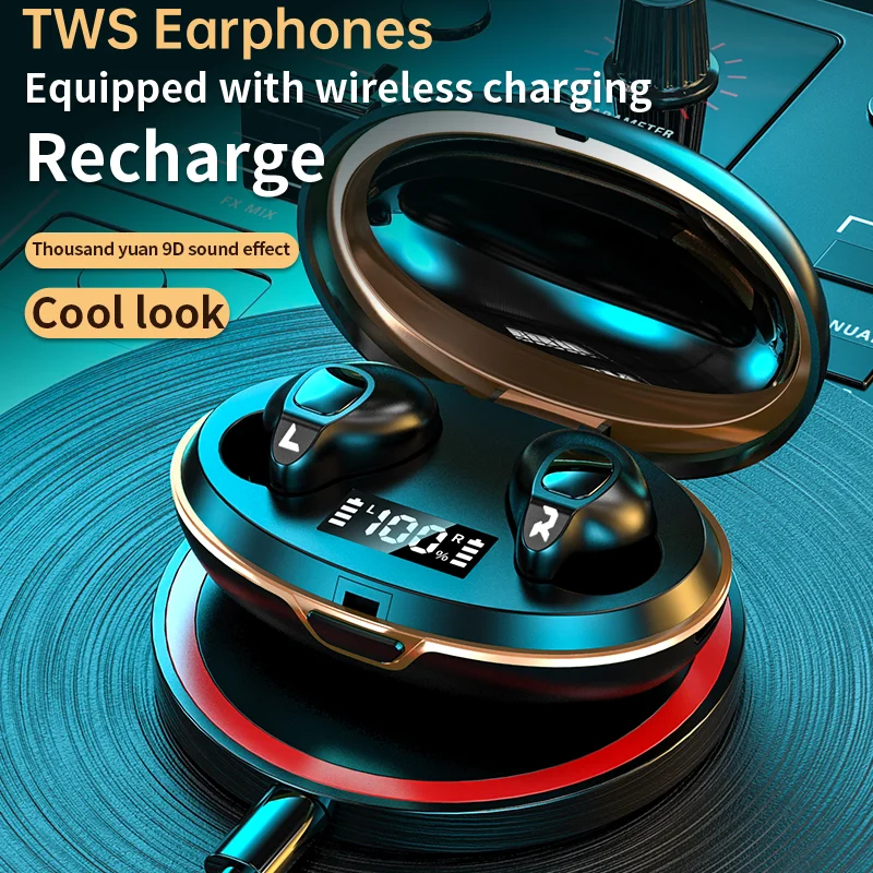 Halloween Hot Sale Wireless Charging TWS Bluetooth Earphones Sports In-ear Headset Bluetooth True Wireless Earbuds Headphones
Halloween Hot Sale Wireless Charging TWS Bluetooth Earphones Sports In-ear Headset Bluetooth True Wireless Earbuds Headphones