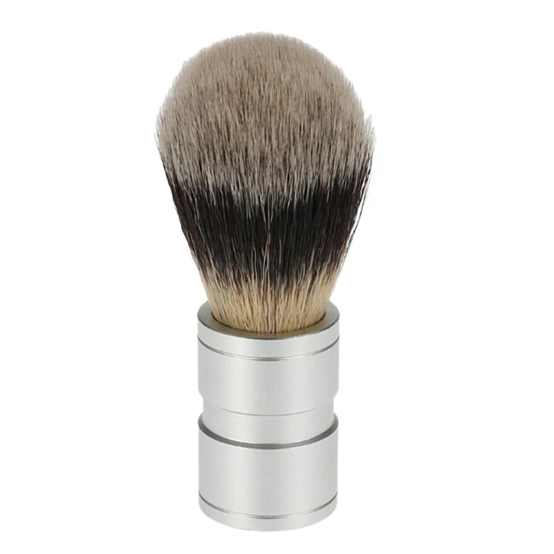 

Shaving Brush- Silver Handle- Engineered for the Best Shave of Your Life Comfortable Styling Accessories for Men