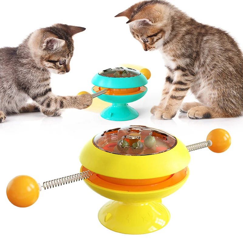 Cat Toy Spinning Top Cat Turntable Catnip Ball Interactive Toy Spinning Cat Stick Giving Mint Ball Supplies Trump Cat Toys Tree
Cat Toy Spinning Top Cat Turntable Catnip Ball Interactive Toy Spinning Cat Stick Giving Mint Ball Supplies Trump Cat Toys Tree