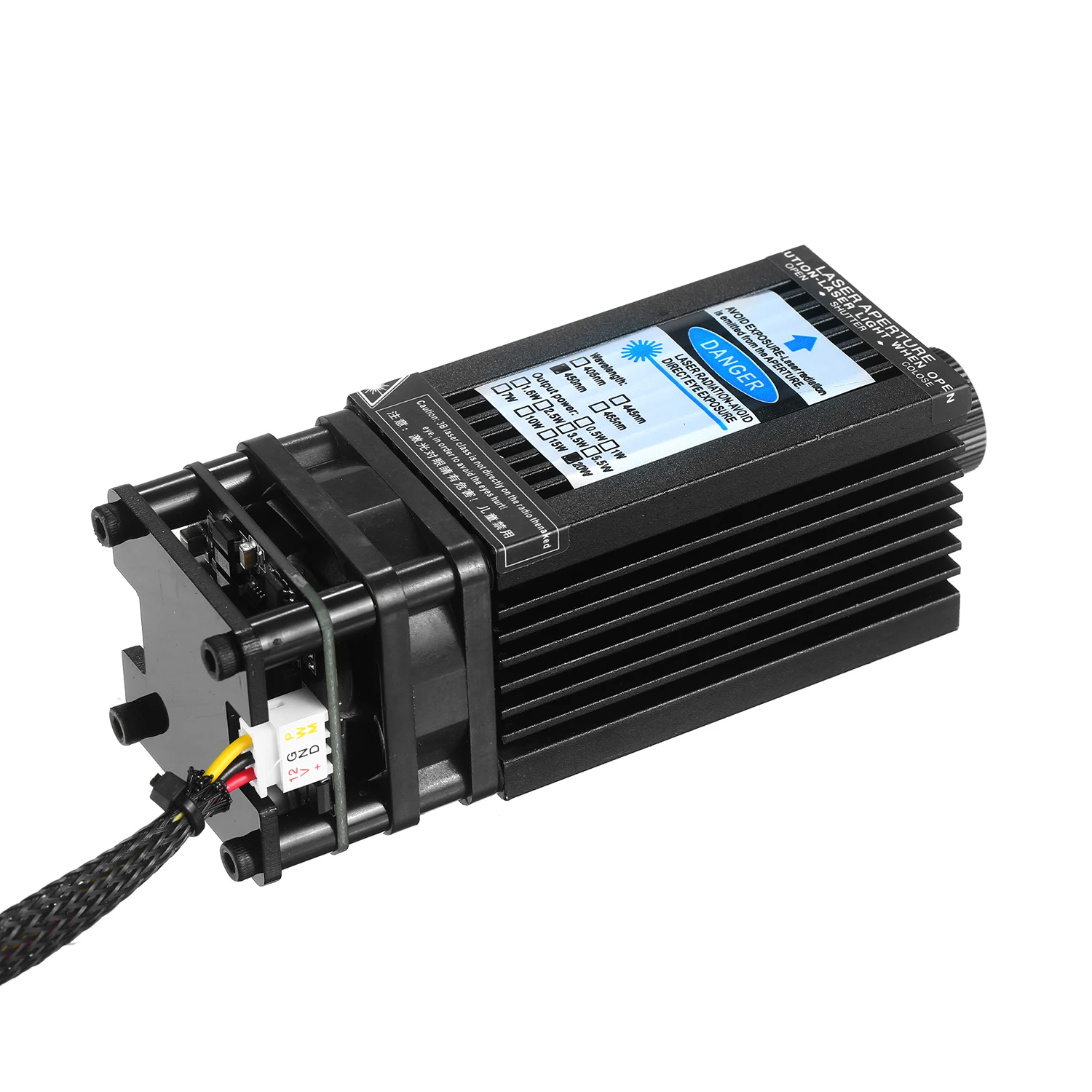 30W/40W Laser Module Laser Head 450nm Blue Lase for Laser Engraving Machine Wood Marking Cutting Tool
30W/40W Laser Module Laser Head 450nm Blue Lase for Laser Engraving Machine Wood Marking Cutting Tool