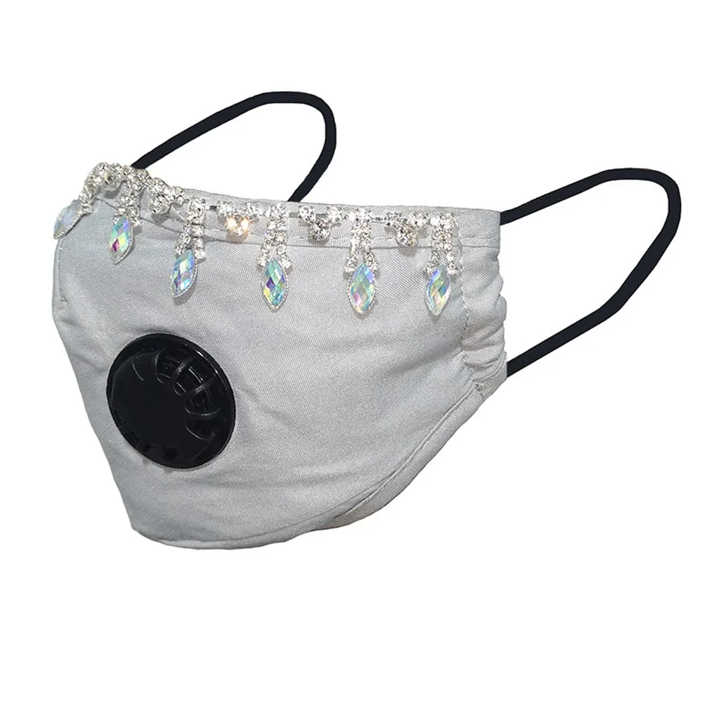 Unisex Breathable Adult Fashion Tassel Glitter Diamond Fashion Ice Silk Cotton Face Mask With Breathing Protective PM 2.5 Dust
Unisex Breathable Adult Fashion Tassel Glitter Diamond Fashion Ice Silk Cotton Face Mask With Breathing Protective PM 2.5 Dust
