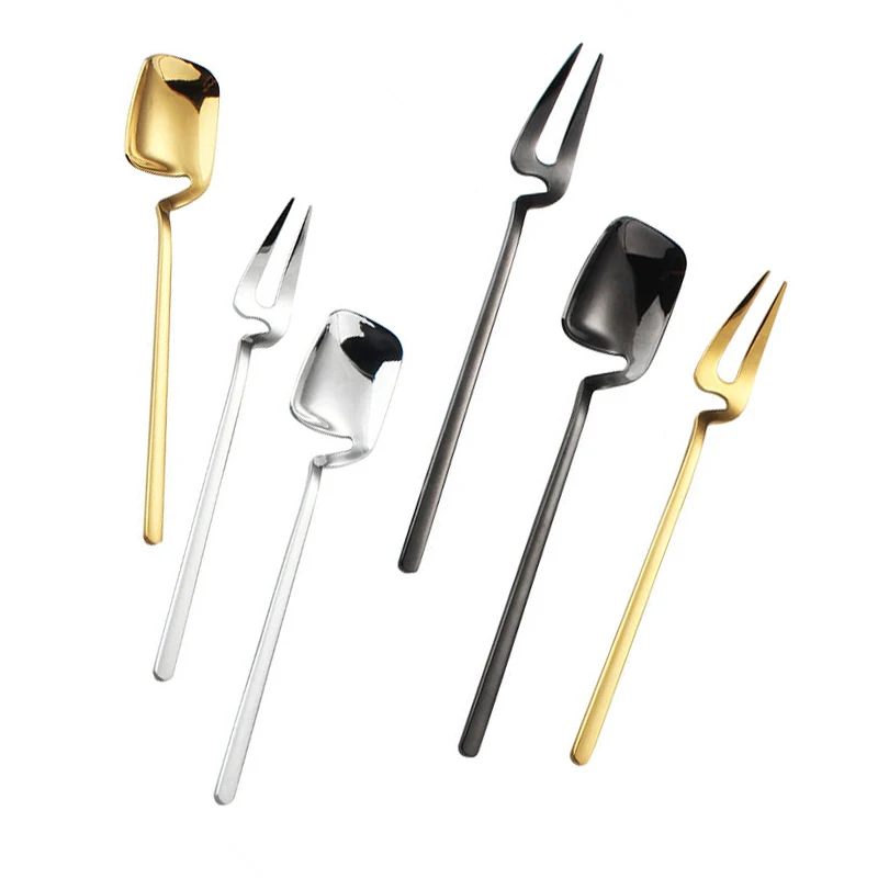 Luxury Stainless Steel Gold Cake Dessert Forks Lovely Mini Fork Used For Cake in Party Snail Fork Restaurant Fruit Fork
Luxury Stainless Steel Gold Cake Dessert Forks Lovely Mini Fork Used For Cake in Party Snail Fork Restaurant Fruit Fork