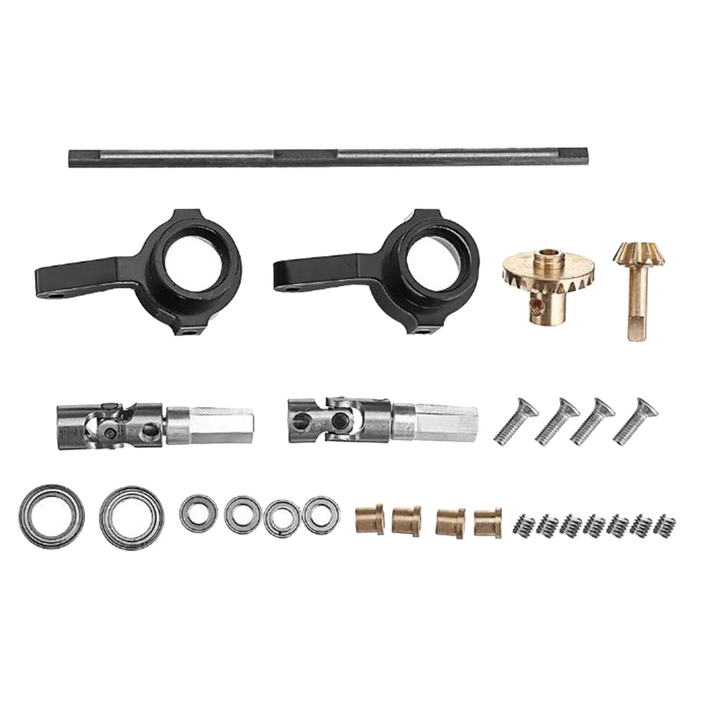 Copper Gear Front Bridge Axle+Drive Shaft+Steering Cup for WPL B14 B24 B36 C14 C24 1/16 Scale RC Car
Copper Gear Front Bridge Axle+Drive Shaft+Steering Cup for WPL B14 B24 B36 C14 C24 1/16 Scale RC Car