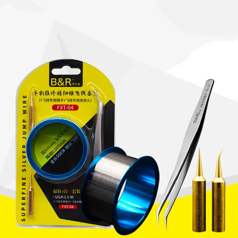 Phone Repair Sliver Flying Wire Set Motherboard IC Chip CPU Welding Pad BGA Solder Joint Line Fingerprint Repair Kit
Phone Repair Sliver Flying Wire Set Motherboard IC Chip CPU Welding Pad BGA Solder Joint Line Fingerprint Repair Kit