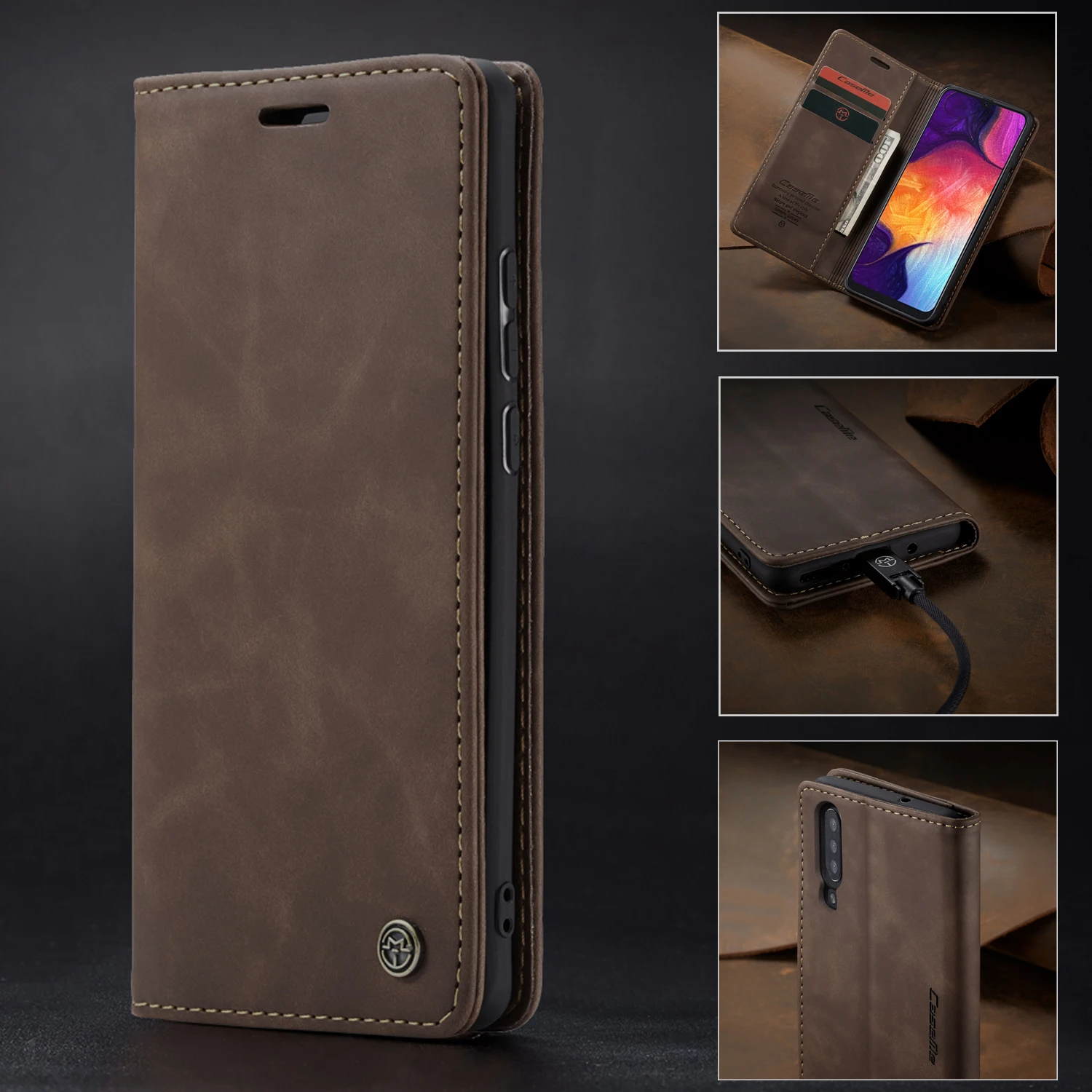 Matte Case For Samsung A50 Flip Case Magnetic Leather Wallet Card Slots Cover For Samsung Galaxy A50 Case Vintage Phone Cover
Matte Case For Samsung A50 Flip Case Magnetic Leather Wallet Card Slots Cover For Samsung Galaxy A50 Case Vintage Phone Cover