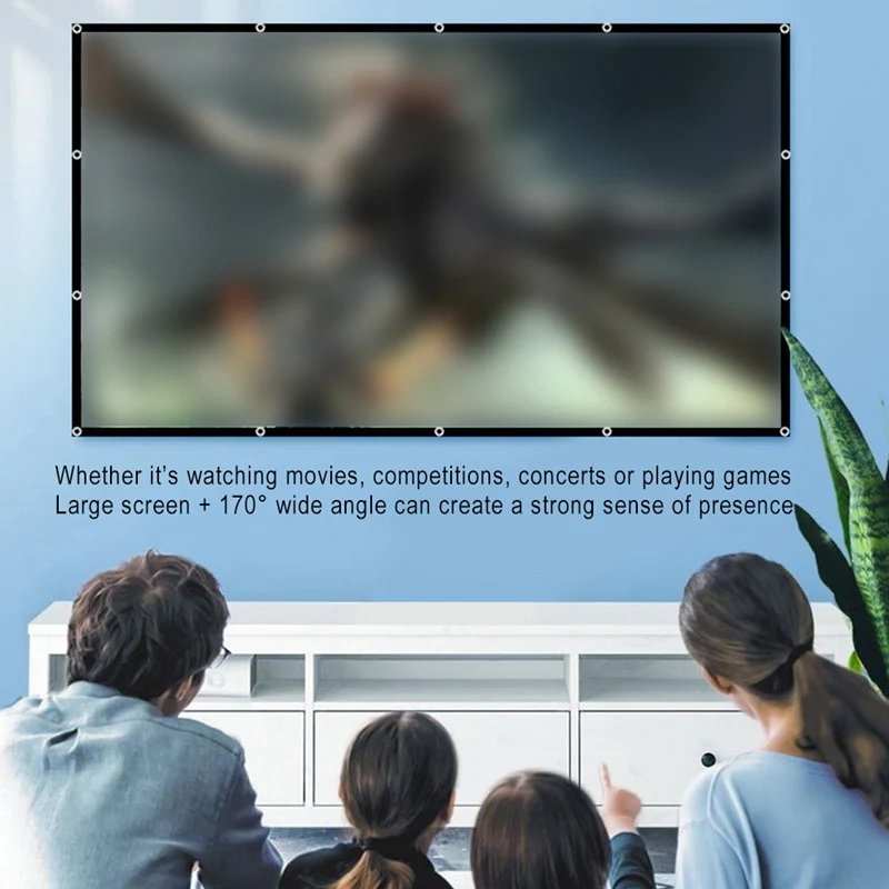 Outdoor Portable Projector Projection Folding Soft Screen 100 120 150 Inches For Home 3D HD Projection Screen
Outdoor Portable Projector Projection Folding Soft Screen 100 120 150 Inches For Home 3D HD Projection Screen
