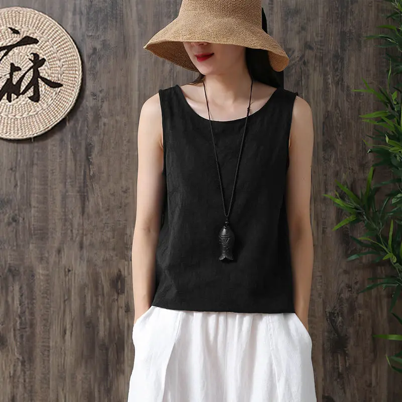 New Arrival Summer Arts Style Women Basic Sleeveless Tops 100% Cotton Dobby Tank Top all-matched Casual Tank High Quality S592
New Arrival Summer Arts Style Women Basic Sleeveless Tops 100% Cotton Dobby Tank Top all-matched Casual Tank High Quality S592