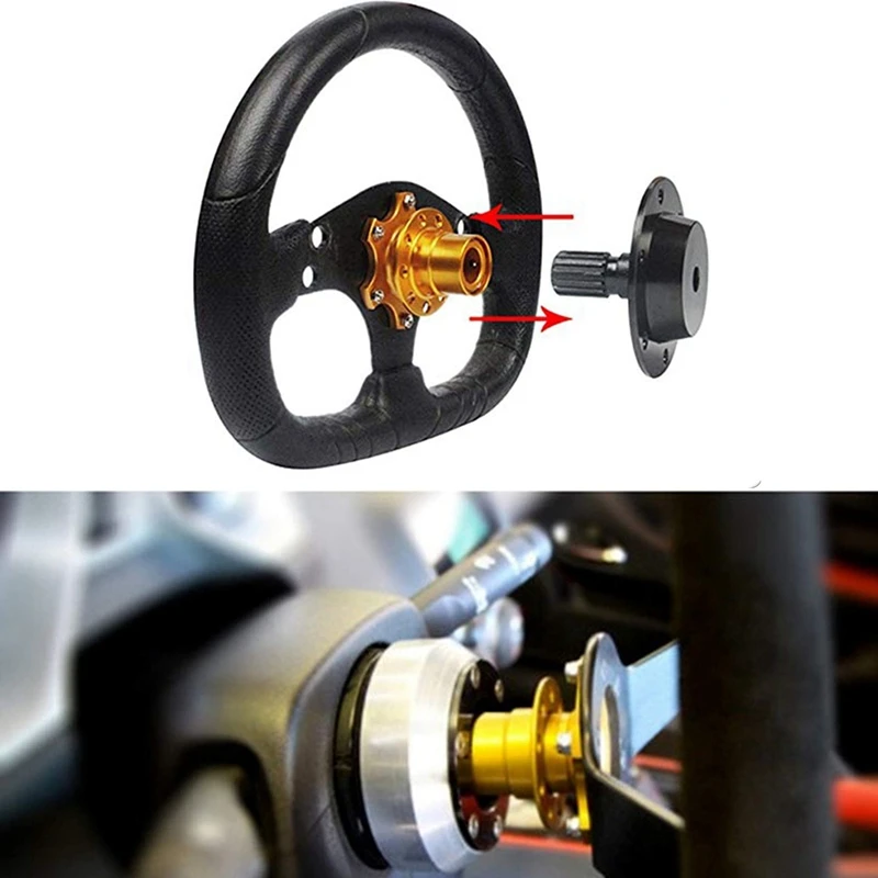 Универсальный быстросъемный адаптер на руль автомобиля, 1 комплект
Универсальный быстросъемный адаптер на руль автомобиля, 1 комплект
