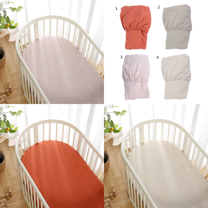 Stretchy Baby Fitted Bassinet Sheet Cradle Basket Pad Sheet Mattress Cover Crib Bed Soft Cotton Double Gauze Sheet 
Stretchy Baby Fitted Bassinet Sheet Cradle Basket Pad Sheet Mattress Cover Crib Bed Soft Cotton Double Gauze Sheet
