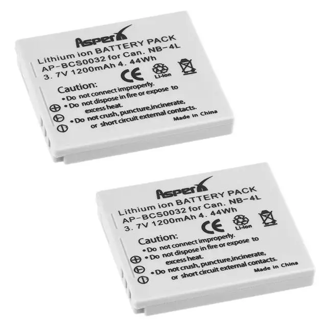 NB-4L NB4L NB 4L литий-ионная аккумуляторная батарея для Canon IXUS 30 40 50 55 60 65 80 100 I20 110 115 120 130