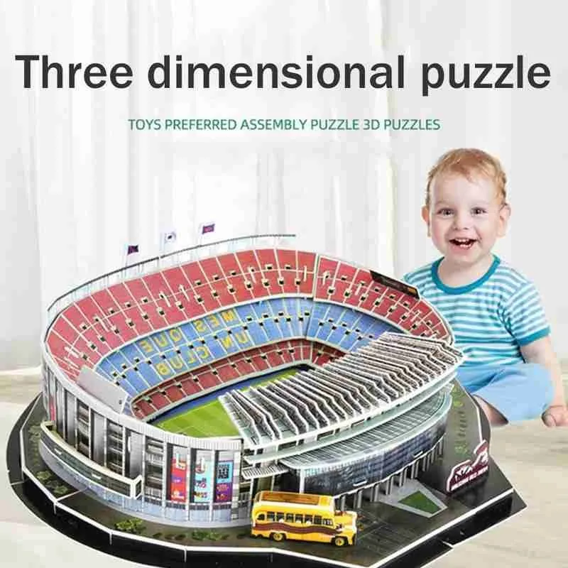 3D Puzzle Football Field Stadium European Soccer Playground Assembled Building Model Jigsaw Puzzle Toys For Children Gifts
3D Puzzle Football Field Stadium European Soccer Playground Assembled Building Model Jigsaw Puzzle Toys For Children Gifts