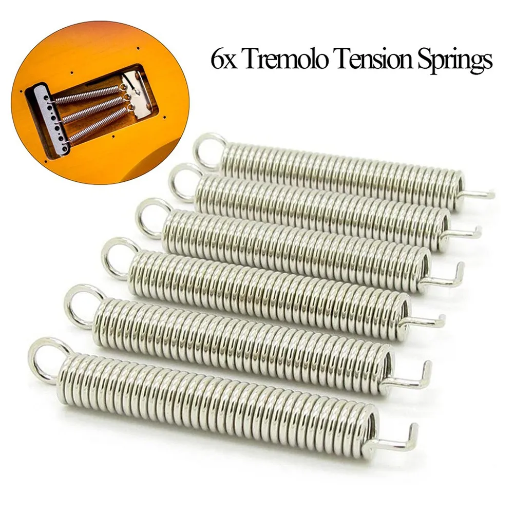 6pcs Electric Guitar Tremolo Bridge Tension Springs For Fenders ST Stratocaster Style Electric Guitar Musical Instrument Parts
6pcs Electric Guitar Tremolo Bridge Tension Springs For Fenders ST Stratocaster Style Electric Guitar Musical Instrument Parts