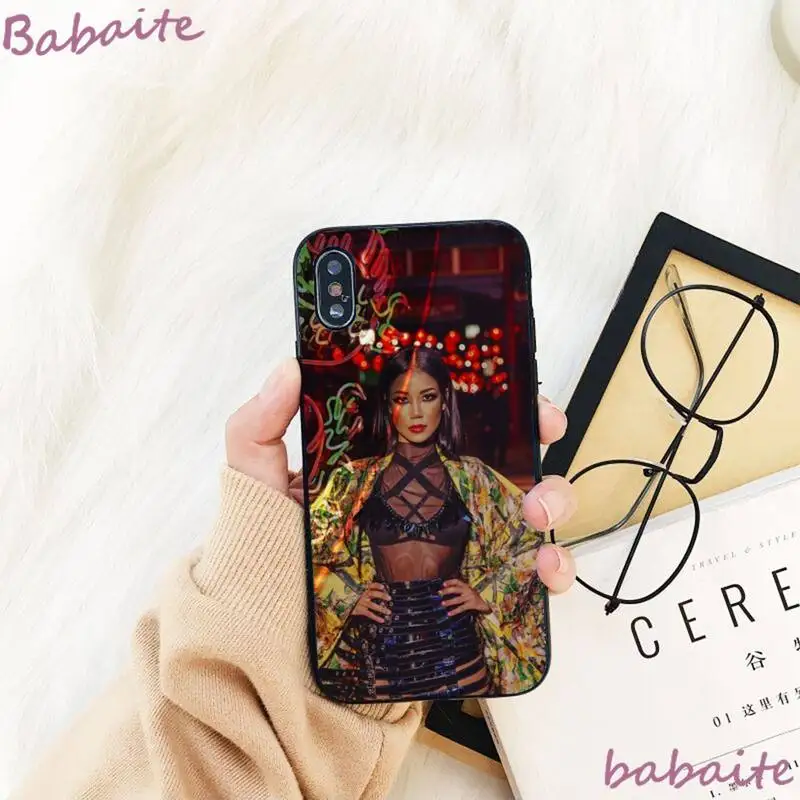 Babaite Jhene Aiko Black TPU Soft Phone Case For iPhone 8 7 6 6S Plus X XS MAX 5 5S SE XR 11 11pro promax 12 12Pro Promax
Babaite Jhene Aiko Black TPU Soft Phone Case For iPhone 8 7 6 6S Plus X XS MAX 5 5S SE XR 11 11pro promax 12 12Pro Promax