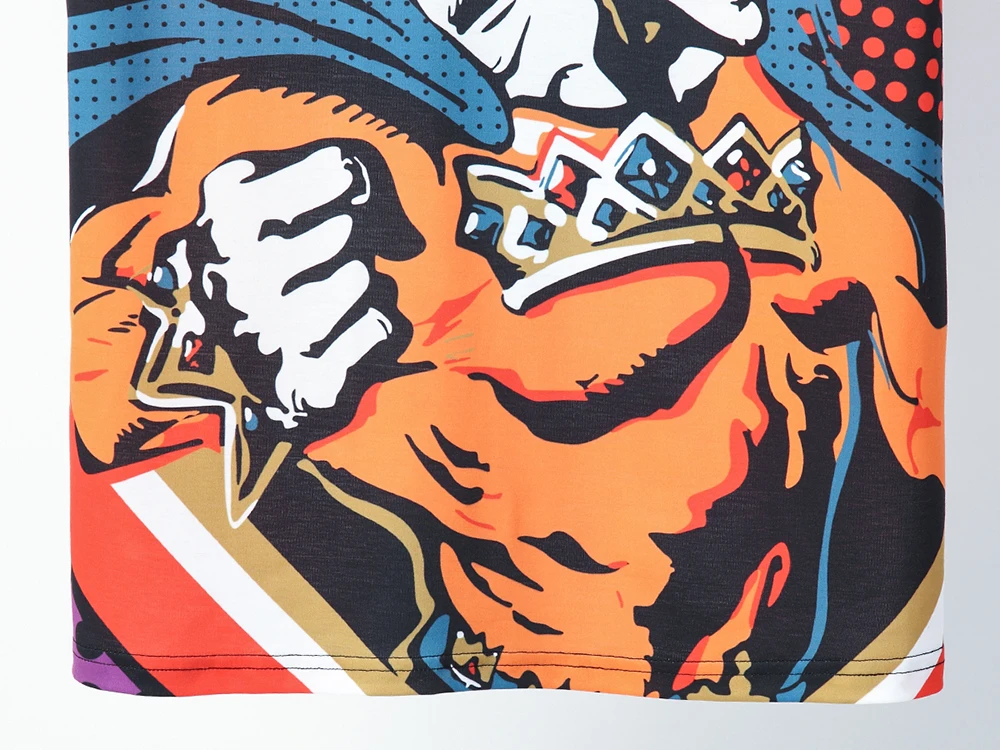 DUYOU 2020ss Mens Designer T Shirts Printed Angry King Short Sleeve Tshirts Summer Hip Hop 100% Cotton Tops Tees Streetwear
DUYOU 2020ss Mens Designer T Shirts Printed Angry King Short Sleeve Tshirts Summer Hip Hop 100% Cotton Tops Tees Streetwear