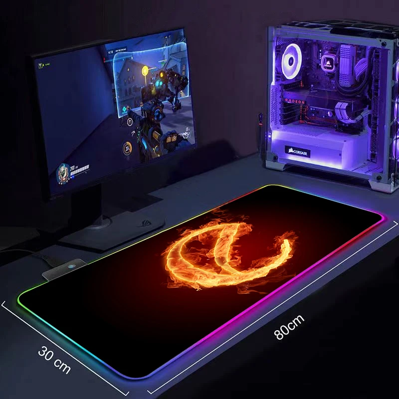 Alphabet mark Cool Mouse Pad Large Anime Mousepad RGB Computer Mouse Pad Gamer Mause Pad LED Backlit Mat Keyboard Desk Mat
Alphabet mark Cool Mouse Pad Large Anime Mousepad RGB Computer Mouse Pad Gamer Mause Pad LED Backlit Mat Keyboard Desk Mat