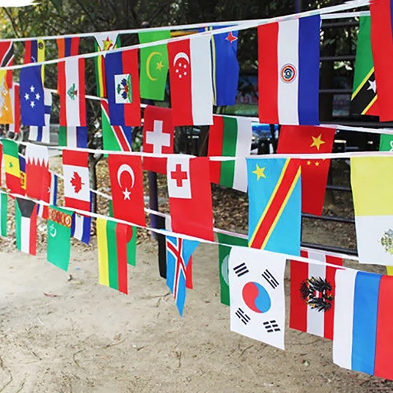 New Banners String Country Team National Flags Bunting Party Bar Hanging Decorations For 2020 Sports Festival
New Banners String Country Team National Flags Bunting Party Bar Hanging Decorations For 2020 Sports Festival