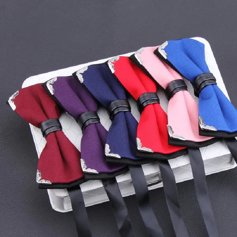 2020 New Fashion Men's Bow Ties Wedding Double Fabric Solid Color Bow Tie Banquet Bridegroom Formal Butterfly Tie with Gift Box
2020 New Fashion Men's Bow Ties Wedding Double Fabric Solid Color Bow Tie Banquet Bridegroom Formal Butterfly Tie with Gift Box