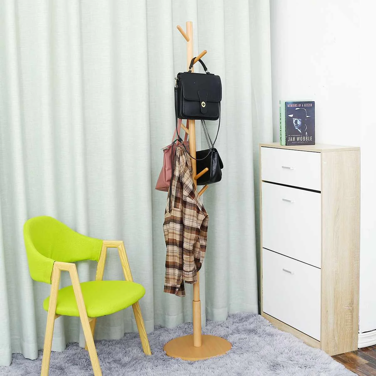 4/8 Hooks Wooden Tree Coat Stand Jacket Umbrella Display Hanger Holder Bedroom Clothing Organizer Easy Assemble Adult&Children
4/8 Hooks Wooden Tree Coat Stand Jacket Umbrella Display Hanger Holder Bedroom Clothing Organizer Easy Assemble Adult&Children