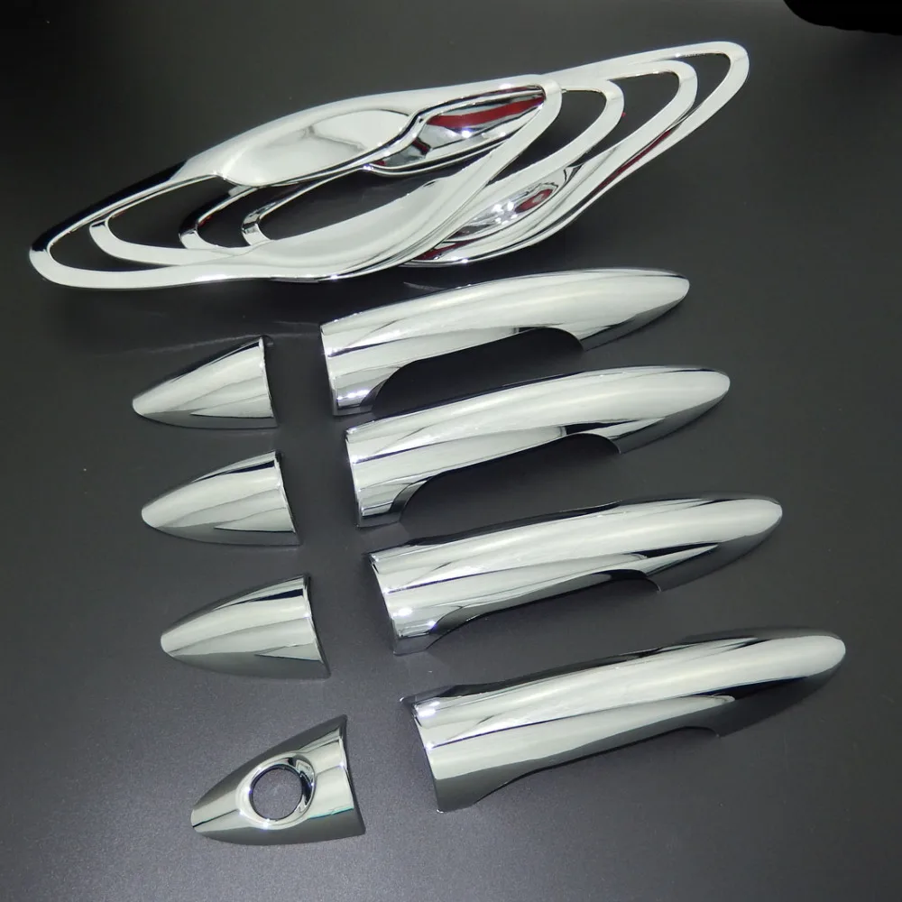 For Hyundai Solaris i25 Accent Verna 2011-2017 Car Styling Chrome Side Door Handle Cover & Door Bowl Cover 2012 2013 2014 2016
For Hyundai Solaris i25 Accent Verna 2011-2017 Car Styling Chrome Side Door Handle Cover & Door Bowl Cover 2012 2013 2014 2016