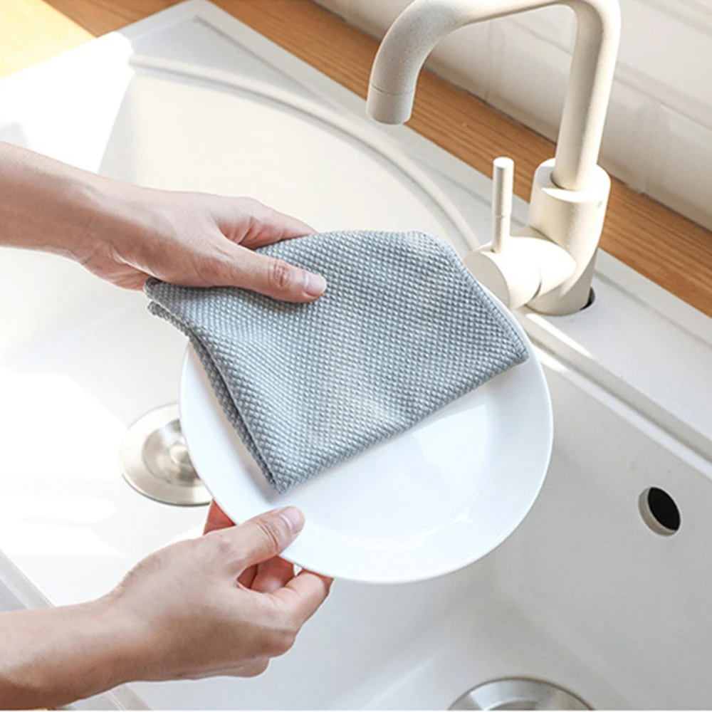 ADOREHOUSE 3PCS Fiber Cleaning Cloths Efficient Window Glass Wipe Duster Desktop Rag Household Washing Dish Cleaning Towel 
ADOREHOUSE 3PCS Fiber Cleaning Cloths Efficient Window Glass Wipe Duster Desktop Rag Household Washing Dish Cleaning Towel