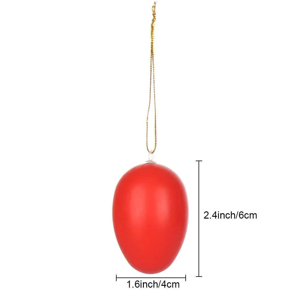 12pcs 6*4cm Plastic Easter Eggs Hanging Ornament Kids Toy DIY Crafts Painting Foam Egg For Easter Party Home Decoration Supplies
12pcs 6*4cm Plastic Easter Eggs Hanging Ornament Kids Toy DIY Crafts Painting Foam Egg For Easter Party Home Decoration Supplies