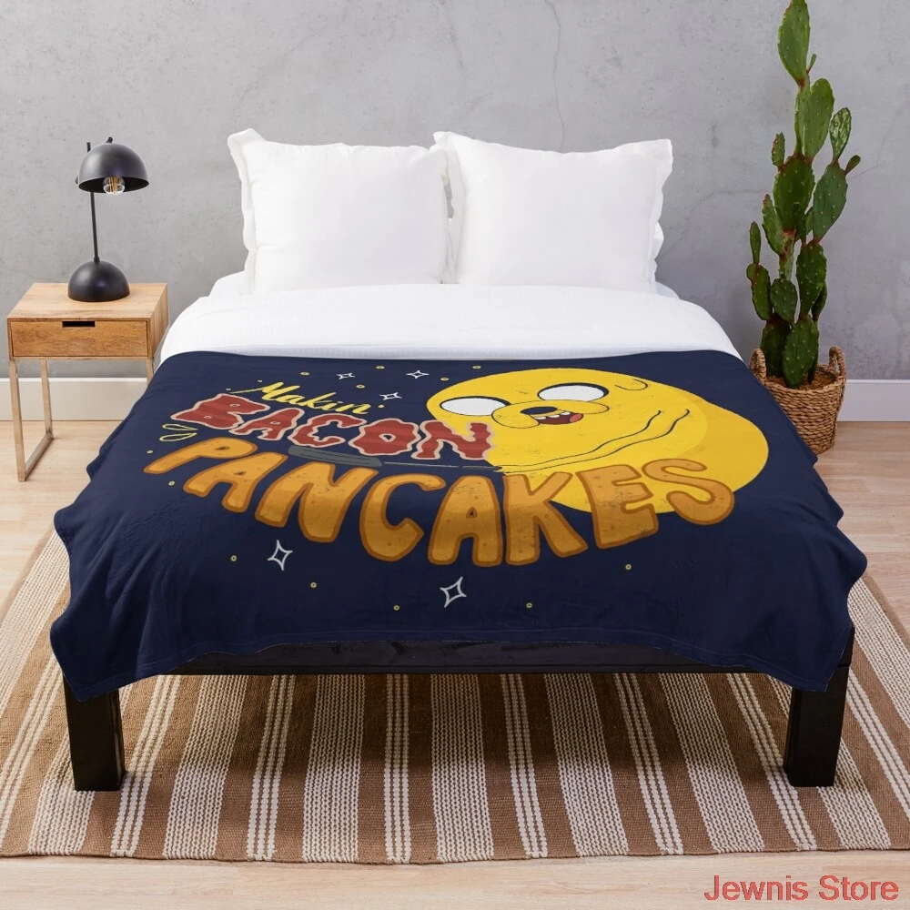 Makin Bacon Pancakes Jake The Dog Throw Blanket Plush Throw Fleece Blanket Throw for Boys BedSpread Sofa Bedroon Décor
Makin Bacon Pancakes Jake The Dog Throw Blanket Plush Throw Fleece Blanket Throw for Boys BedSpread Sofa Bedroon Décor