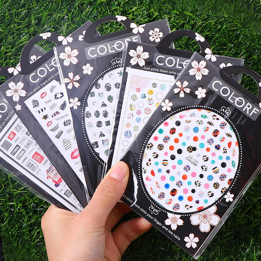 Leopard Texture Self Adhesive Nail Art Stickers Text skull Patter Nails Sticker Slider Design DIY 3D Manicure Decoration Decals
Leopard Texture Self Adhesive Nail Art Stickers Text skull Patter Nails Sticker Slider Design DIY 3D Manicure Decoration Decals