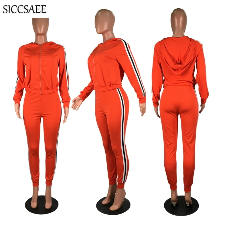 Casual Autumn Striped Side Two Piece Set Hoodies Cardigan Pants Sweat Suit Tracksuit For Women Moleton Feminino Activewear Loose 
Casual Autumn Striped Side Two Piece Set Hoodies Cardigan Pants Sweat Suit Tracksuit For Women Moleton Feminino Activewear Loose