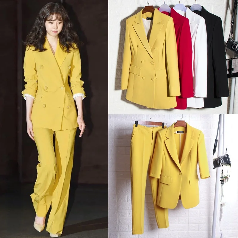 Suit female red professional wear suit wide-leg pants Gao Leng Yujie Western fashion autumn womens suits blazer with pants
Suit female red professional wear suit wide-leg pants Gao Leng Yujie Western fashion autumn womens suits blazer with pants