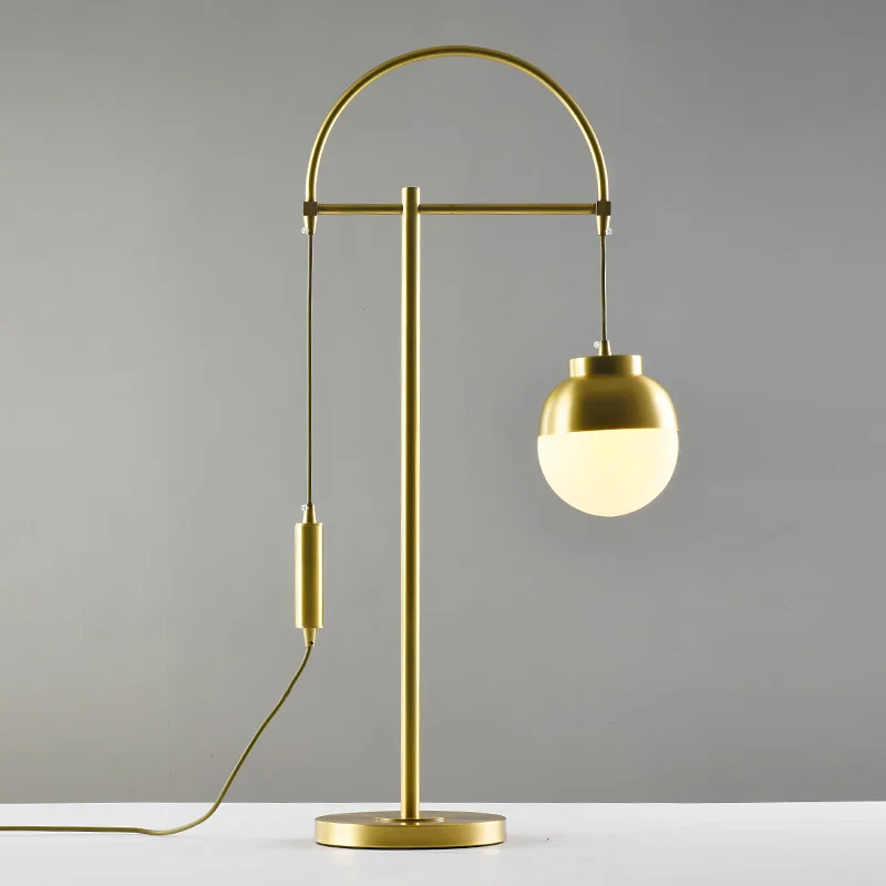 Modern Copper Glass Ball Table Lamp Creative Home Bedroom Bedside Art Desk Light LED Suspension Lamps TA235
Modern Copper Glass Ball Table Lamp Creative Home Bedroom Bedside Art Desk Light LED Suspension Lamps TA235