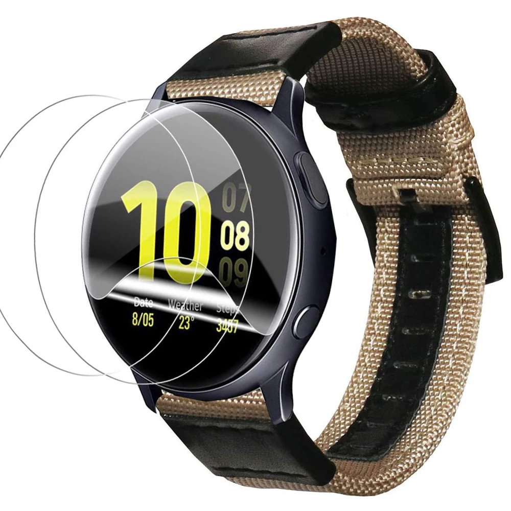 Ремешок для Galaxy Watch 46 мм, нейлоновый Браслет для Samsung Active 2 40 мм 44 мм с 3 защитными экранами, гибкая пленка для Active 2, браслет на запястье
Ремешок для Galaxy Watch 46 мм, нейлоновый Браслет для Samsung Active 2 40 мм 44 мм с 3 защитными экранами, гибкая пленка для Active 2, браслет на запястье