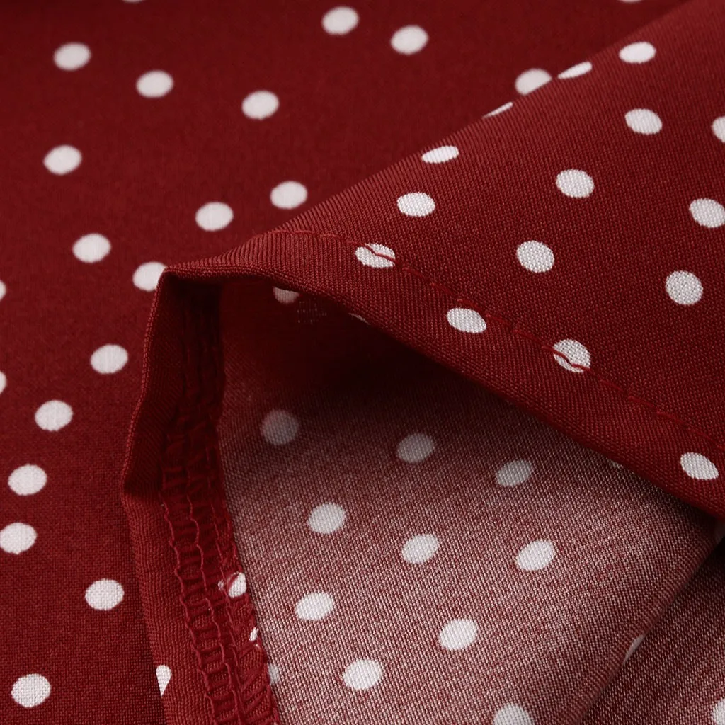 New Fashion Women Dress V-Neck Dot Plus Size Mini Dress Casual Summer Thin Long Sleeve Ruffle Loose Swing Dress party Femme 
New Fashion Women Dress V-Neck Dot Plus Size Mini Dress Casual Summer Thin Long Sleeve Ruffle Loose Swing Dress party Femme