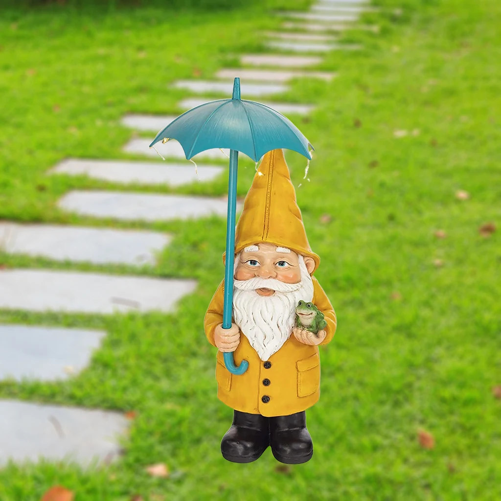 Garden Gnome Statue Resin Gnome Figurine with Solar LED Lights Outdoor Decoration for Patio Yard Lawn Ornament
Garden Gnome Statue Resin Gnome Figurine with Solar LED Lights Outdoor Decoration for Patio Yard Lawn Ornament