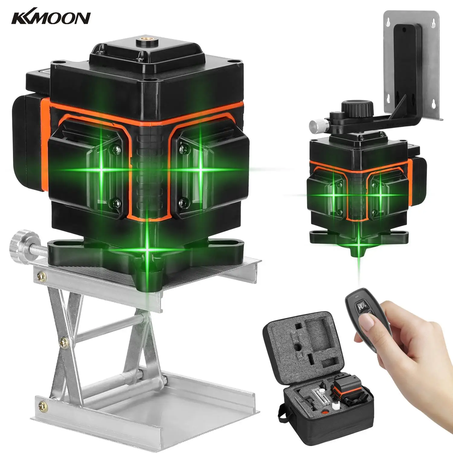 Лазерный уровень KKMOON, многофункциональный портативный нивелир с 12 вертикальными и горизонтальными линиями зеленого цвета и функцией самов...
Лазерный уровень KKMOON, многофункциональный портативный нивелир с 12 вертикальными и горизонтальными линиями зеленого цвета и функцией самов...