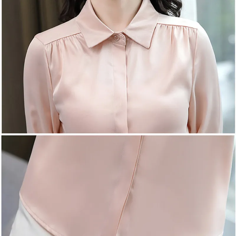 Korean Silk Women Shirts Woman Satin Blouses Women Long Sleeve Blouse Tops Plus Size Woman Silk White Shirt Ladies Satin Blouses
Korean Silk Women Shirts Woman Satin Blouses Women Long Sleeve Blouse Tops Plus Size Woman Silk White Shirt Ladies Satin Blouses